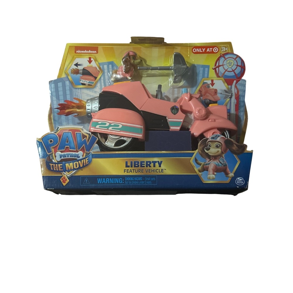 PAW Patrol The Movie Liberty Feature Vehicle Pink Motorcycle Target Exclusive